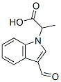 2-(3-Formyl-1H-indol-1-yl)propanoic acid Structure,166747-91-7Structure