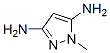 1-Methyl-1h-pyrazole-3,5-diamine Structure,16675-35-7Structure