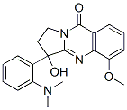 Pyrrolo[2,1-b]quinazolin-9(1h)-one, 3-[2-(dimethylamino)phenyl]-2,3-dihydro-3-hydroxy-5-methoxy- Structure,16688-21-4Structure