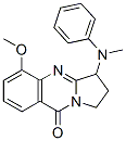 Pyrrolo[2,1-b]quinazolin-9(1h)-one, 2,3-dihydro-5-methoxy-3-(methylphenylamino)- Structure,16688-23-6Structure