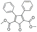 2,5-Bis(Methoxycarbonyl)-3,4-diphenylcyclopentadienone Structure,16691-79-5Structure