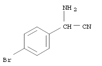 Benzeneacetonitrile, α-amino-4-bromo- Structure,167024-66-0Structure