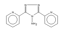 4-Amino-3,5-di-2-pyridy-4h-1,2,4-triazole Structure,1671-88-1Structure