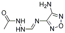 Acetic acid, 2-[(4-amino-1,2,5-oxadiazol-3-yl)iminomethyl]hydrazide (9ci) Structure,167281-95-0Structure