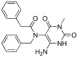 Benzeneacetamide, n-(4-amino-1,2,3,6-tetrahydro-1-methyl-2,6-dioxo-5-pyrimidinyl)-n-(phenylmethyl)- Structure,167299-12-9Structure