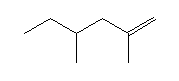 2,4-Dimethyl-1-hexene Structure,16746-87-5Structure