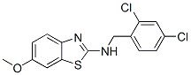 N-(2,4-dichlorobenzyl)-6-methoxy-1,3-benzothiazol-2-amine Structure,16763-13-6Structure