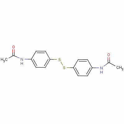 Acetamide, n,n-(dithiodi-4,1-phenylene)bis- Structure,16766-09-9Structure