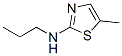 2-Thiazolamine, 5-methyl-n-propyl- Structure,167710-13-6Structure