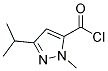 1H-pyrazole-5-carbonyl chloride, 1-methyl-3-(1-methylethyl)-(9ci) Structure,167889-80-7Structure