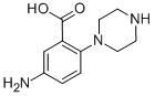 5-Amino-2-(1-piperazinyl)benzoic acid Structure,168123-46-4Structure