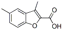 3,5-Dimethyl-1-benzofuran-2-carboxylic acid Structure,16817-32-6Structure