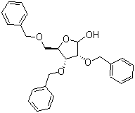 D-Ribofuranose, 2,3,5-tris-O-(phenylmethyl)- Structure,16838-89-4Structure