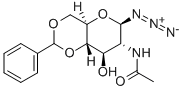 2-Acetamido-4,6-O-benzylidene-2-deoxy-β-D-glucopyranosyl Azide Structure,168397-51-1Structure