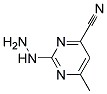 4-Pyrimidinecarbonitrile, 2-hydrazino-6-methyl-(8ci) Structure,16858-57-4Structure