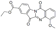 Indolo[2,1-b]quinazoline-8-carboxylic acid, 6,12-dihydro-4-methoxy-6,12-dioxo-, ethyl ester Structure,169038-53-3Structure