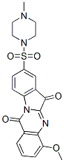 Piperazine, 1-[(6,12-dihydro-4-methoxy-6,12-dioxoindolo[2,1-b]quinazolin-8-yl)sulfonyl]-4-methyl-(9ci) Structure,169038-55-5Structure