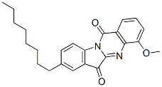 Indolo[2,1-b]quinazoline-6,12-dione, 4-methoxy-8-octyl- Structure,169038-78-2Structure