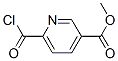 Methyl 6-(chlorocarbonyl)nicotinate Structure,169124-35-0Structure