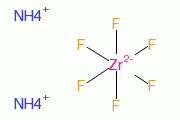 Ammonium hexafluorozirconate Structure,16919-31-6Structure