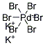 Potassium hexabromopalladate(iv), 99.99+% Structure,16919-74-7Structure