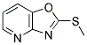 2-(Methylthio)Oxazolo[4,5-b]Pyridine Structure,169205-95-2Structure