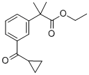 Ethyl 2-(3-(cyclopropanecarbonyl)phenyl)-2-methylpropanoate Structure,169280-11-9Structure