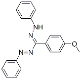 1,5-Diphenyl-3-(4-methoxyphenyl)formazan Structure,16929-09-2Structure