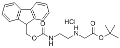 N-[2-(fmoc-amino)-ethyl]glycine tert-butyl ester hydrochloride Structure,169396-88-7Structure