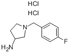 1-(4-Fluoro-benzyl)-pyrrolidin-3-ylamine dihydrochloride Structure,169452-08-8Structure