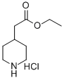 Piperidin-4-yl-acetic acid ethyl ester hydrochloride Structure,169458-04-2Structure