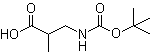 Boc-dl-3-aminoisobutyric acid Structure,16948-10-0Structure