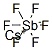 (Oc-6-11)-hexafluoro-antimonate cesium Structure,16949-12-5Structure