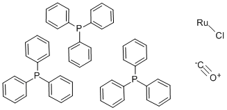 Carbonylchlorohydrotris(triphenylphosphine)ruthenium Structure,16971-33-8Structure