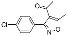 1-[3-(4-Chlorophenyl)-5-methylisoxazol-4-yl]ethan-1-one Structure,169814-48-6Structure