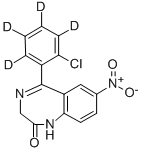 Clonazepam-d4bromide Structure,170082-15-2Structure