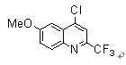 4-Chloro-6-methoxy-2-(trifluoromethyl)quinoline Structure,1701-27-5Structure