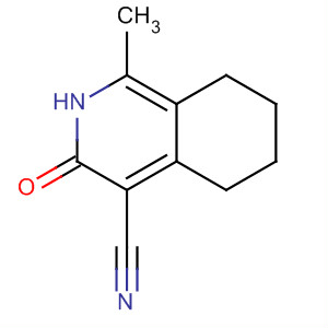 2,3,5,6,7,8-Hexahydro-1-methyl-3-oxo-4-isoquinolinecarbonitrile Structure,17012-30-5Structure