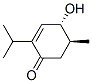 2-Cyclohexen-1-one,4-hydroxy-5-methyl-2-(1-methylethyl)-,trans-(-)-(9ci) Structure,170127-86-3Structure