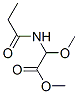 Acetic acid, methoxy[(1-oxopropyl)amino]-, methyl ester (9ci) Structure,170170-62-4Structure