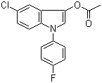 5-Chloro-1-(4-fluorophenyl)-1h-indol-3-ylacetate Structure,170232-37-8Structure