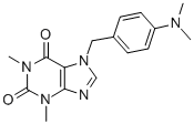 7-(4-(Dimethylamino)benzyl)-1,3-dimethyl-1h-purine-2,6(3h,7h)-dione Structure,1703-48-6Structure