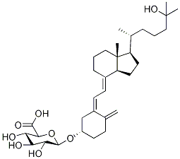 25-Hydroxyvitamin d3 3-glucuronide Structure,170512-14-8Structure