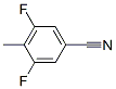 3,5-Difluoro-4-methylbenzonitrile Structure,170572-50-6Structure