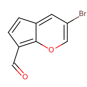 5-Bromo-7-benzofurancarboxaldehyde Structure,170681-94-4Structure