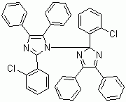 2,2’-Bis(2-dichlorophenyl)-4,4’5,5’-tetraphenyl-1,2’-biimidazole Structure,1707-68-2Structure