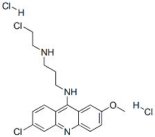 6-Chloro-9-(3-N-(2-chloroethyl-amino)propylamino-2-methoxyacridine dihydrochloride Structure,17070-45-0Structure