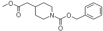 4-Methoxycarbonylmethyl-piperidine-1-carboxylic acid benzyl ester Structure,170737-53-8Structure