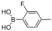 2-Fluoro-4-methylbenzeneboronic acid Structure,170981-26-7Structure