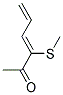 3,5-Hexadien-2-one, 3-(methylthio)-, (z)-(9ci) Structure,171084-03-0Structure